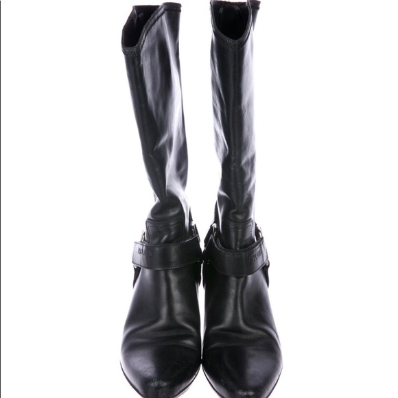 PRADA leather boos - mid calf 🔥6.5 - Picture 3 of 8